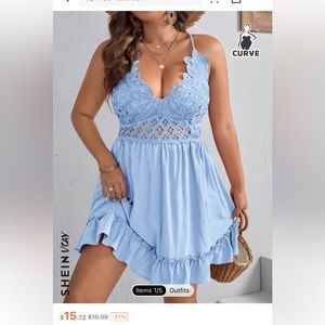 Blue summer dress